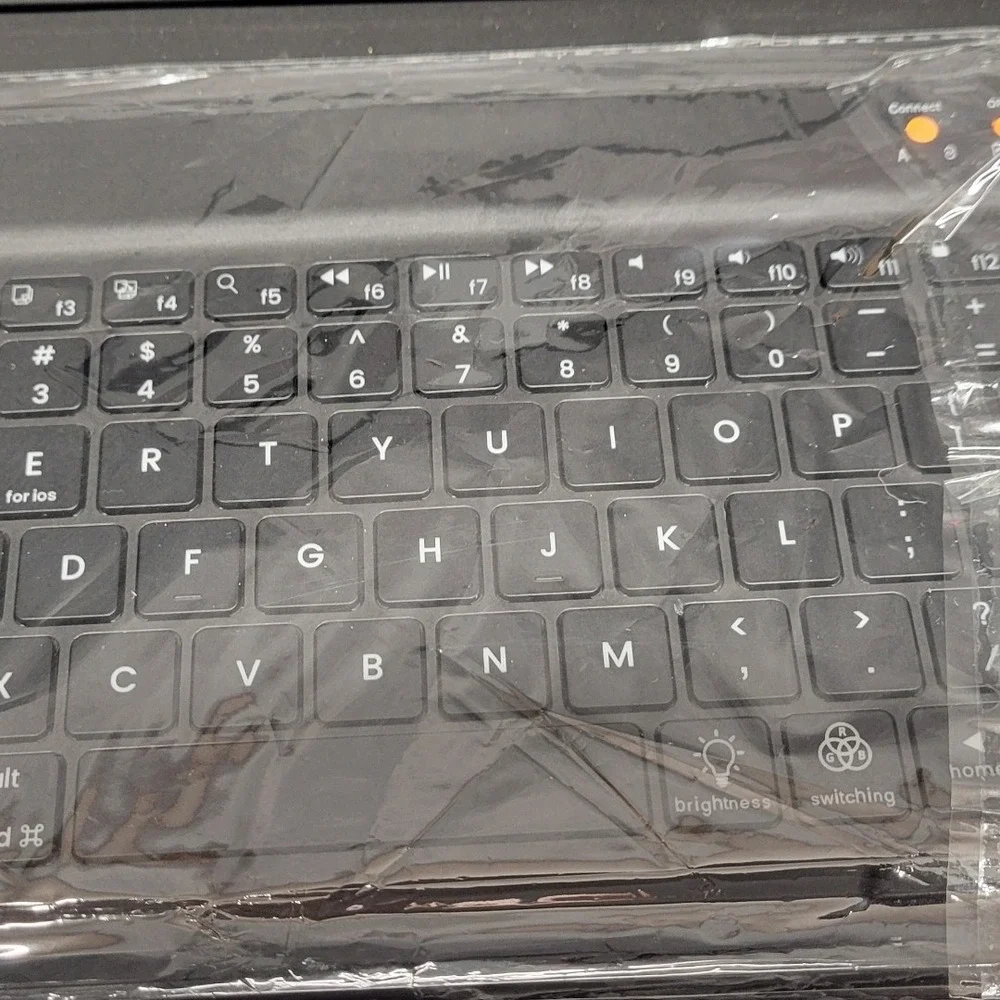 Black Bluetooth‎ Keyboard Case for iPad Wireless Backlit Folio Protective Cover